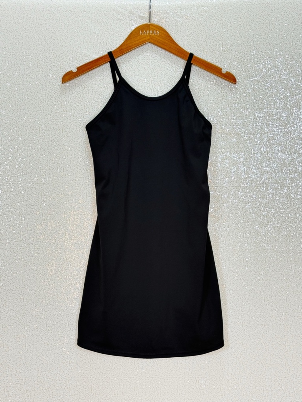 Aeropostale Black Athletic Dress Built In Shorts Skort Tennis Dress Strappy - Picture 10 of 11